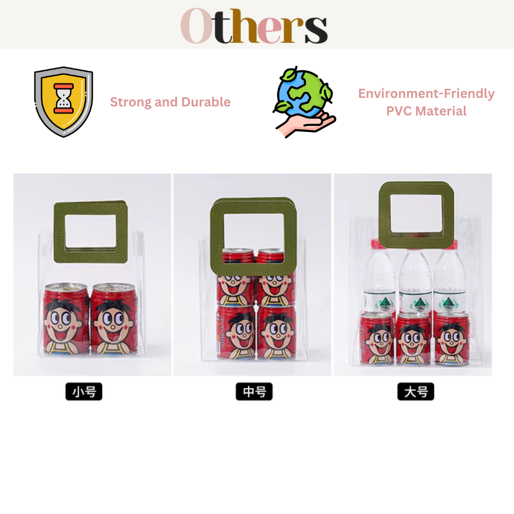 PVC Clear Gift Bag (Thick Handle)