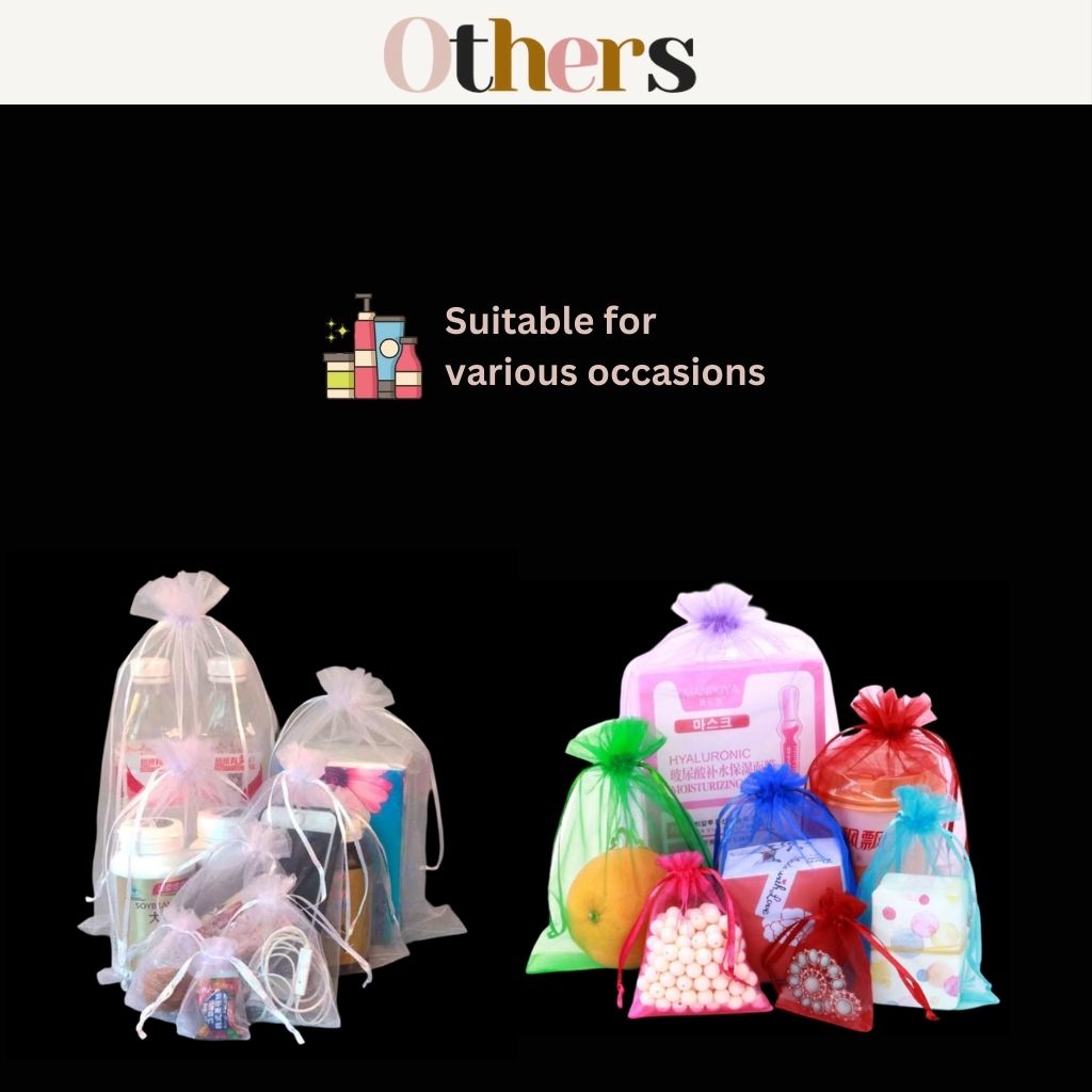 Drawstring Organza Bag