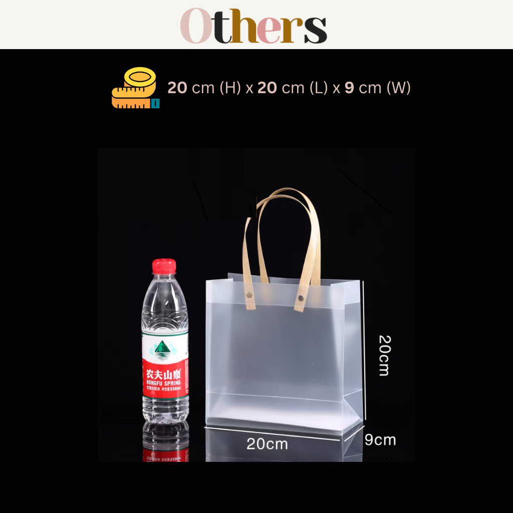 Frosted PVC Bag (Flat Handle)