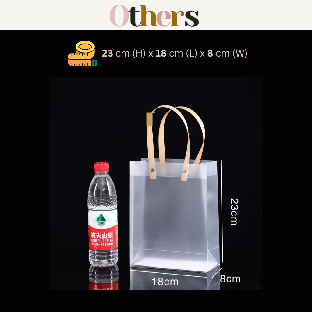 Frosted PVC Bag (Flat Handle)