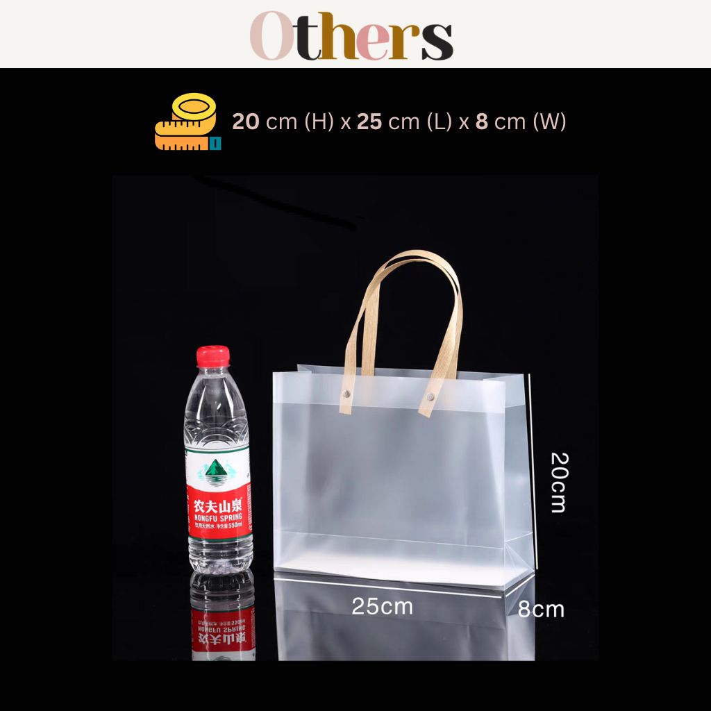 Frosted PVC Bag (Flat Handle)
