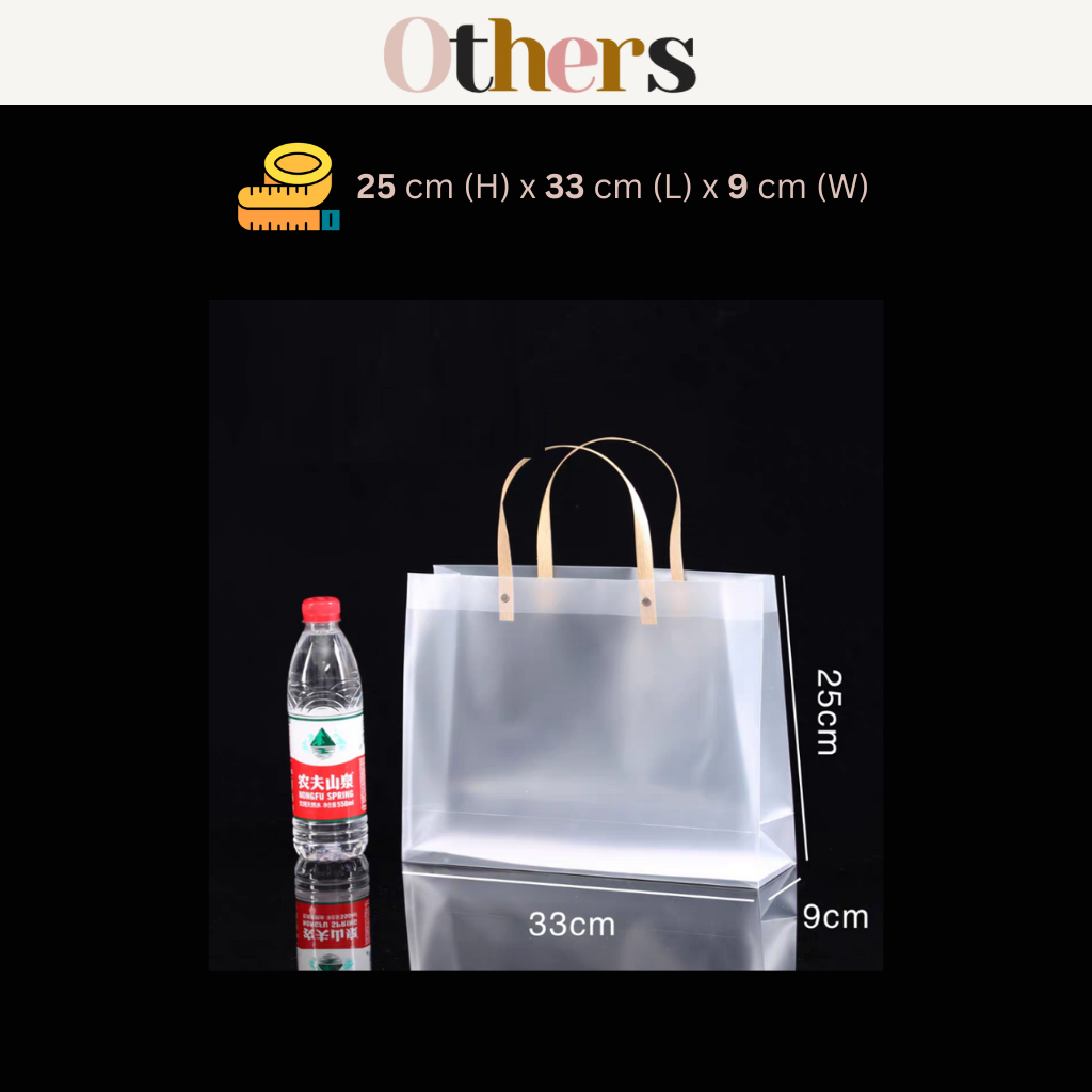 Frosted PVC Bag (Flat Handle)