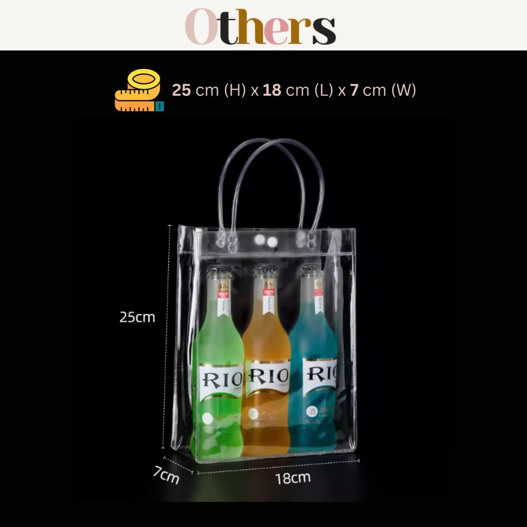 Transparent PVC Clear Bag (Button)
