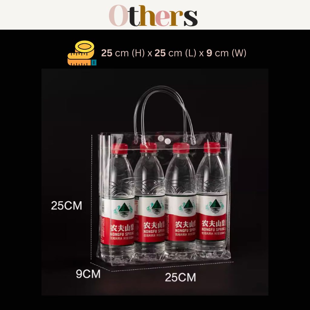 Transparent PVC Clear Bag (Button)