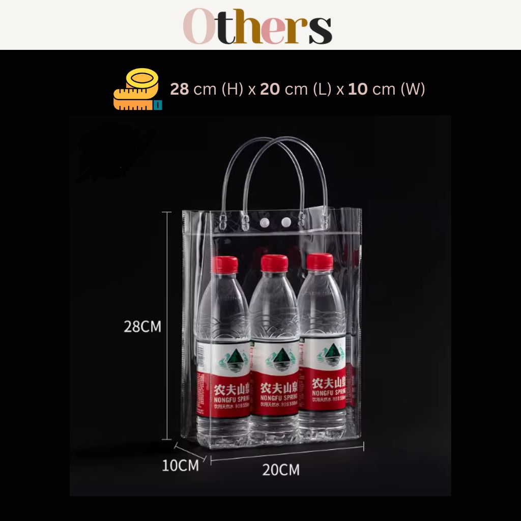 Transparent PVC Clear Bag (Button)