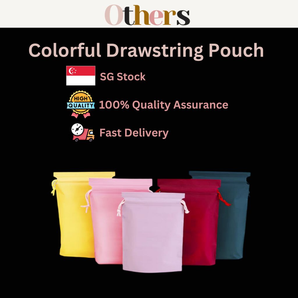 Colorful Drawstring Pouch