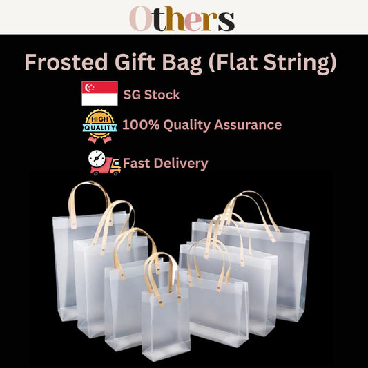 Frosted PVC Bag (Flat Handle)