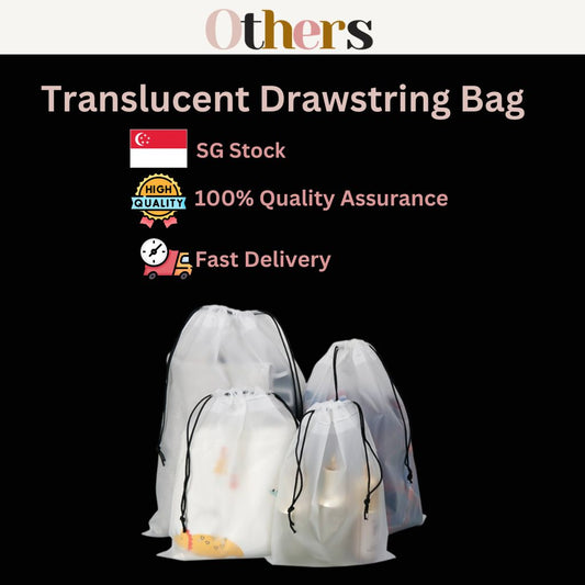 Translucent Drawstring Bag