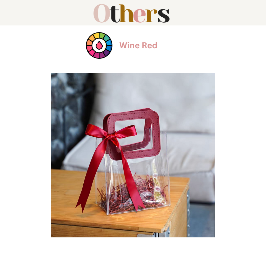 PVC Clear Gift Bag (Thick Handle)