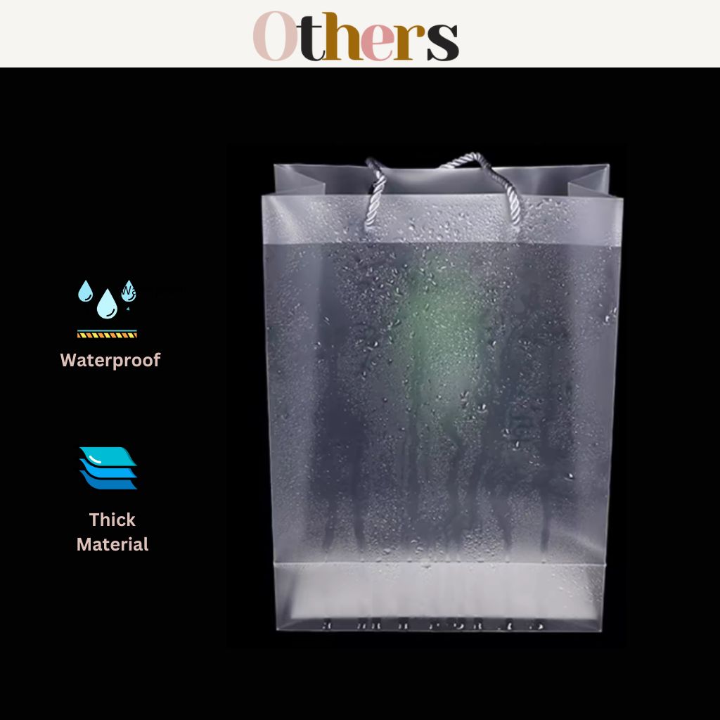 Frosted PVC Bag (Flat Handle)