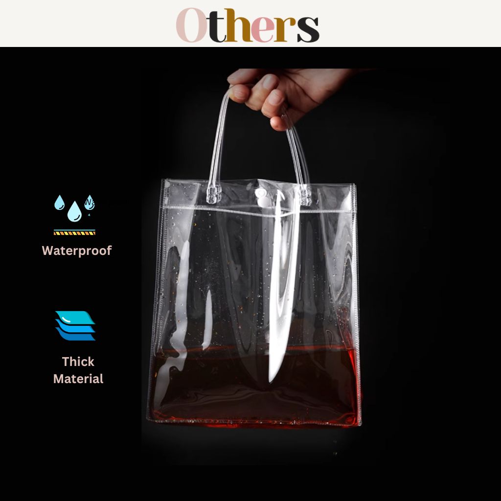 Transparent PVC Clear Bag (Button)