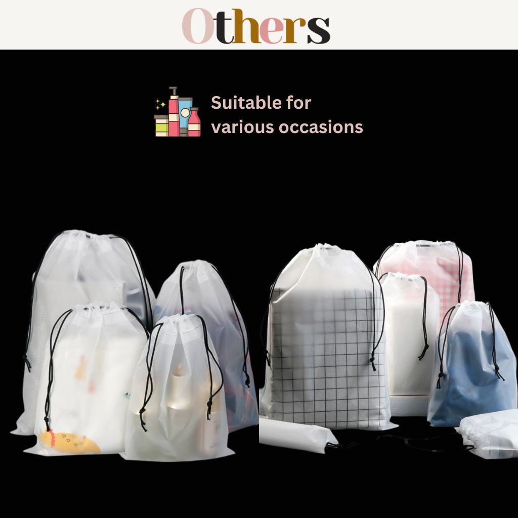 Translucent Drawstring Bag