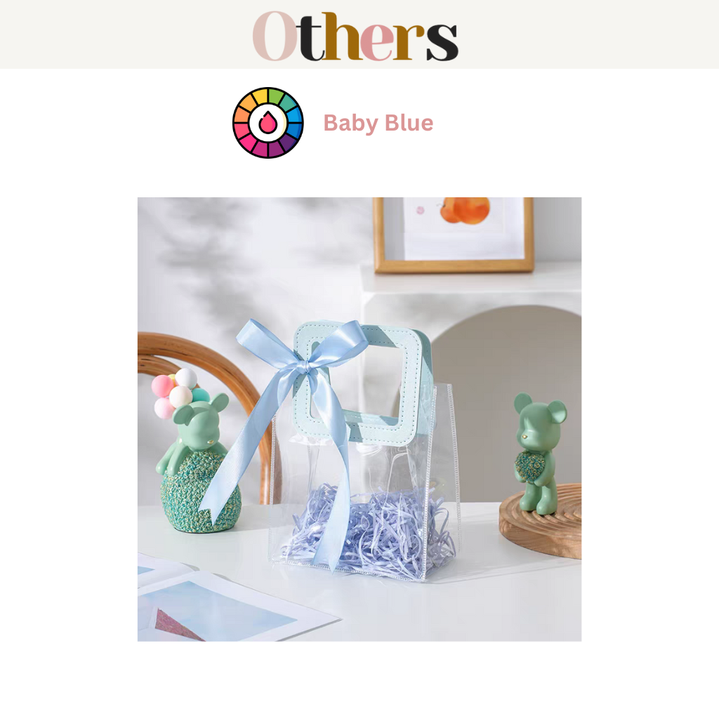 PVC Clear Gift Bag (Thick Handle)