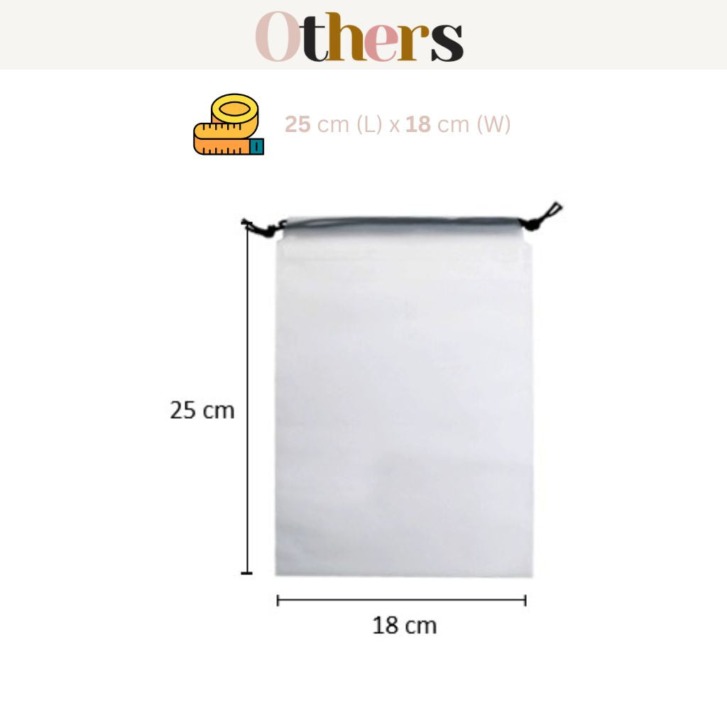 Translucent Drawstring Bag