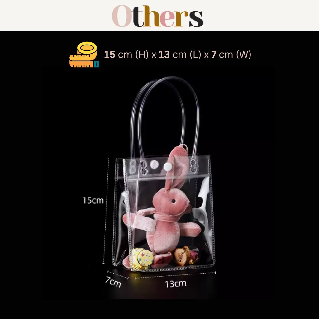 Transparent PVC Clear Bag (Button)