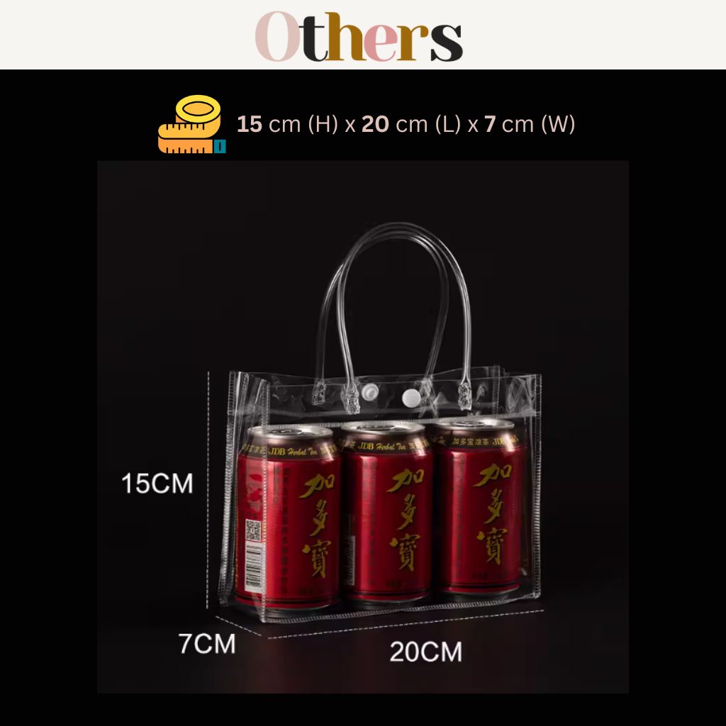 Transparent PVC Clear Bag (Button)