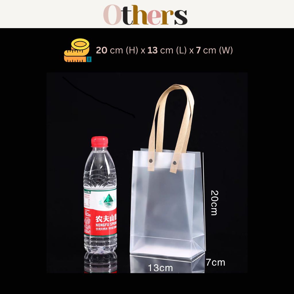 Frosted PVC Bag (Flat Handle)