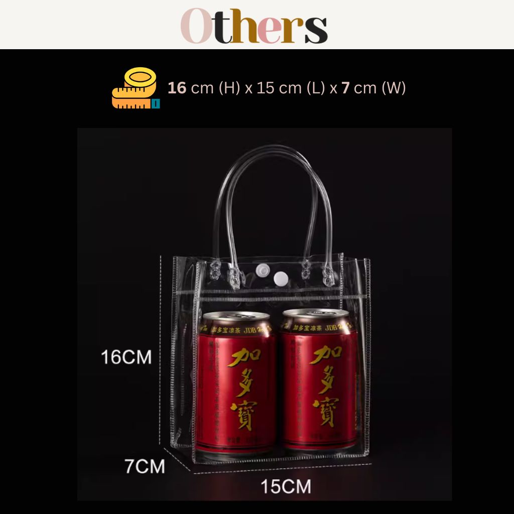 Transparent PVC Clear Bag (Button)