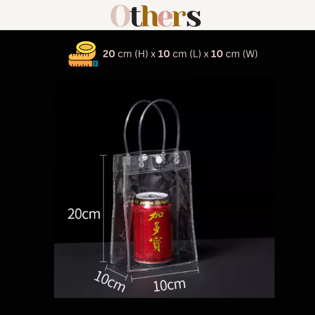 Transparent PVC Clear Bag (Button)
