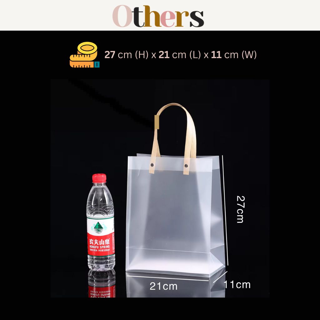 Frosted PVC Bag (Flat Handle)