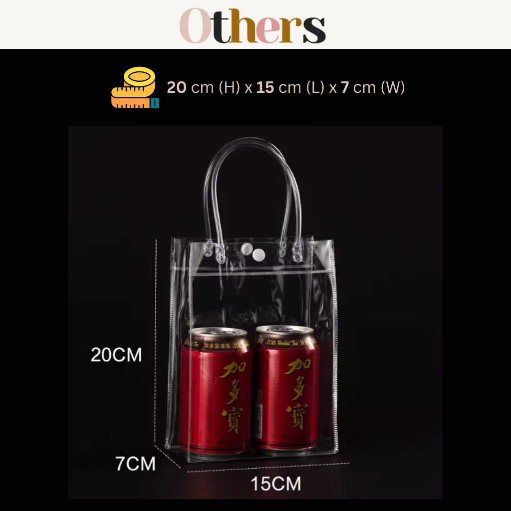 Transparent PVC Clear Bag (Button)