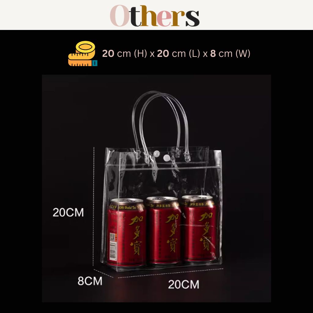 Transparent PVC Clear Bag (Button)