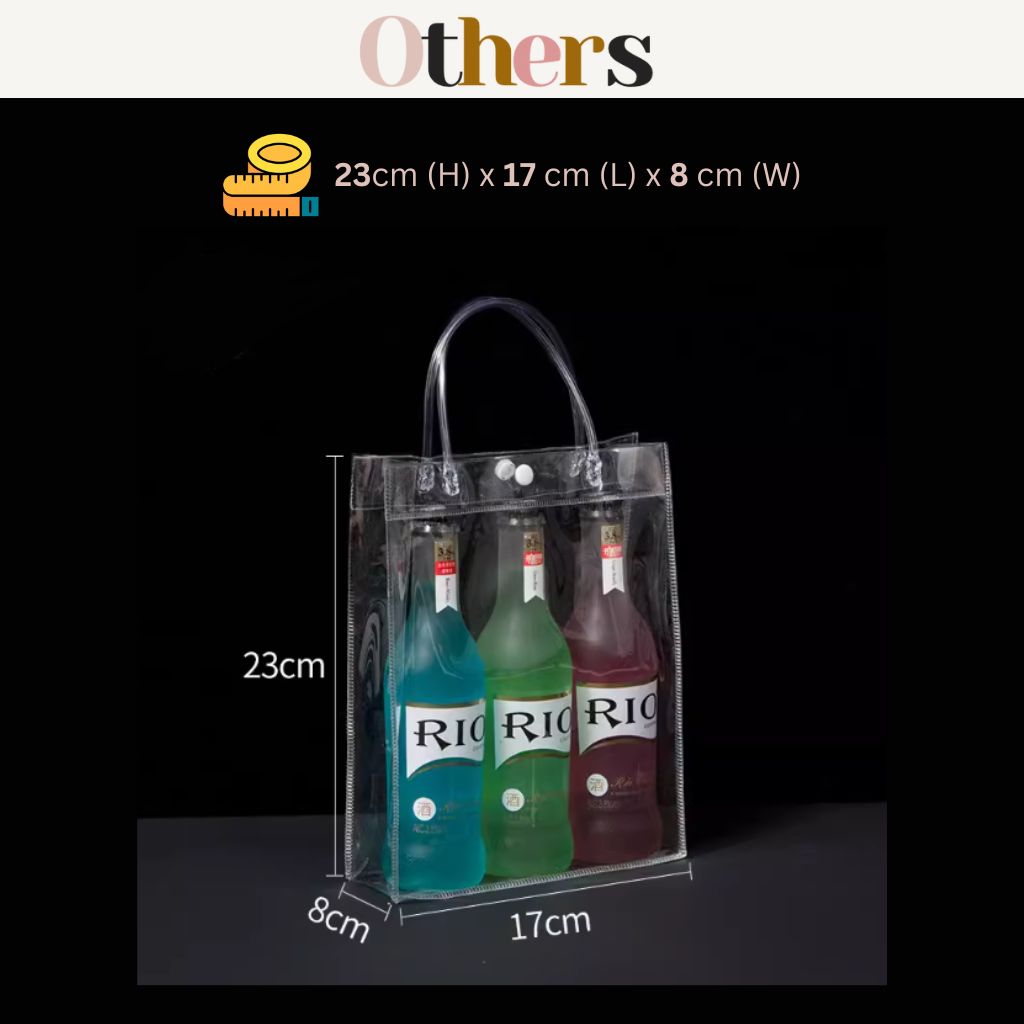 Transparent PVC Clear Bag (Button)