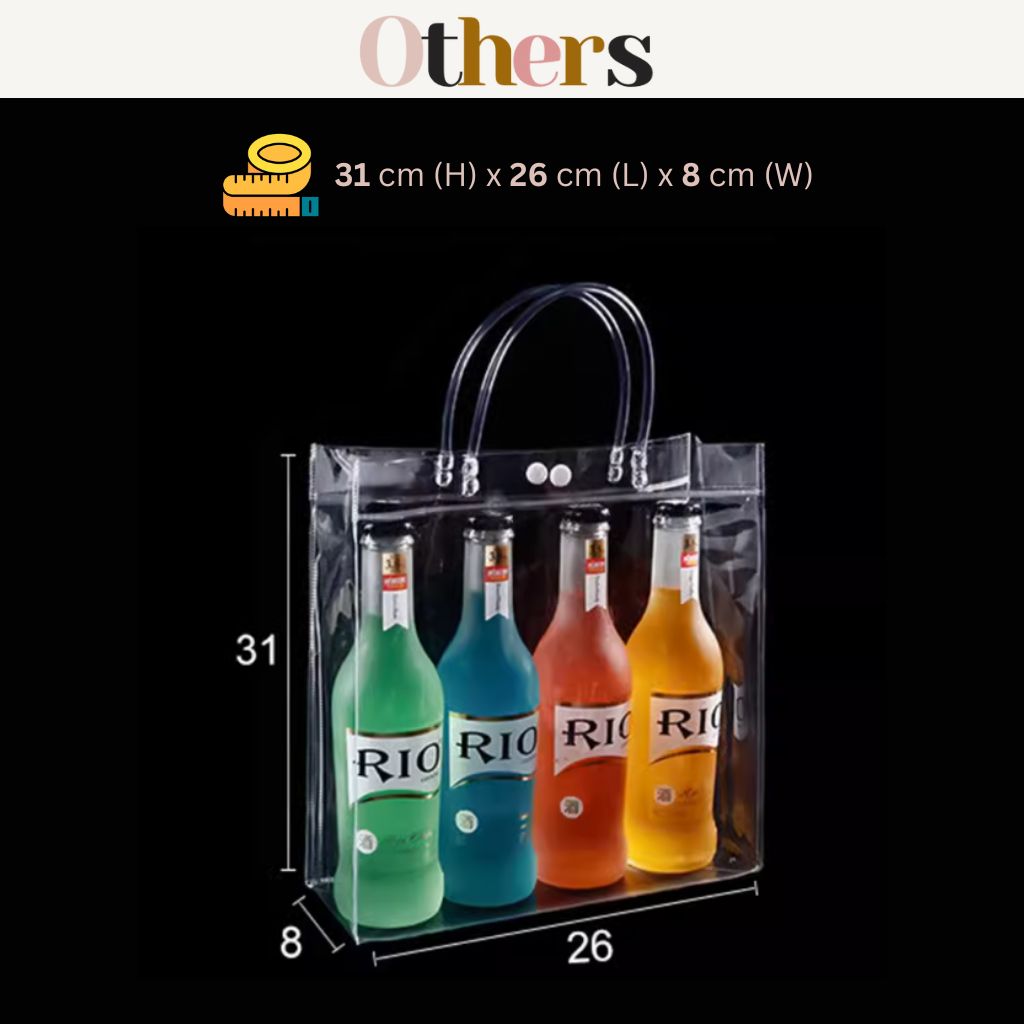 Transparent PVC Clear Bag (Button)